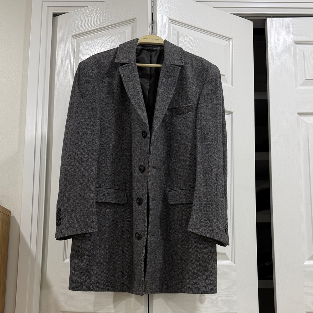 Calvin Klein Gray Herringbone Jacket